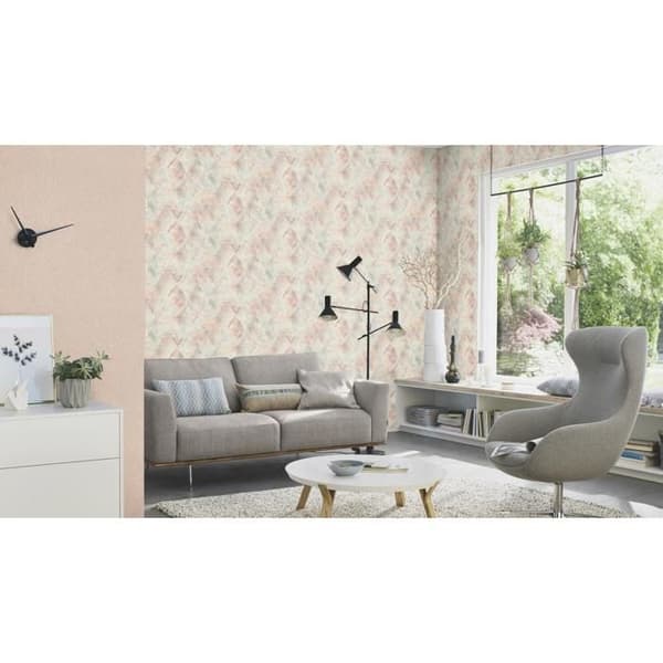 Non-woven tapet 507096 enfärgad non-woven tapet 53 x 1005 cm Rasch #tapetbyten II röd