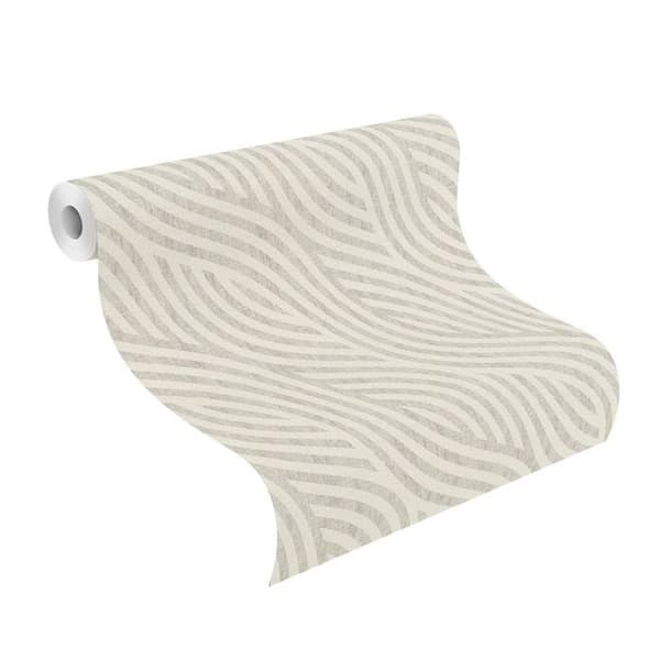 Rasch non-woven tapet grå beige 10,05 m x 0,53 m Kalahari 704525