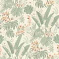 Miniatyrbild 1 av 3: Rasch 460674 Non-woven tapet Botanisk 10.05 x 0.53 m Vit Rosa Grön