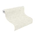 Miniatyrbild 3 av 3: Rasch 653854 Vävda tapeter med blommor 0,53 x 10,05 m Beige Vit