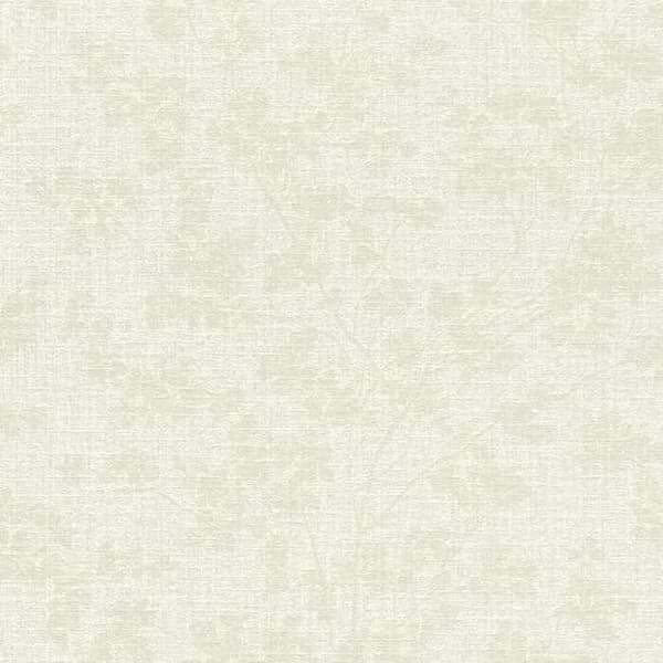 Rasch 653854 Vävda tapeter med blommor 0,53 x 10,05 m Beige Vit