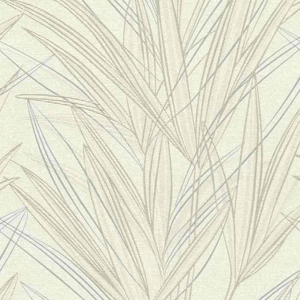 Rasch 654004 Non-vävt tapet Botanisk 0.53 x 10.05 m Beige Vit