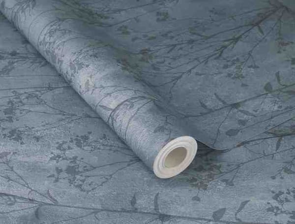 tapet i papper 201444 Industrial 53 x 1005 cm Rasch Selection blå
