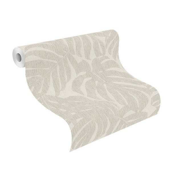 Rasch Välkommen Hem 653106 Non-woven tapet Botaniskt 0.53 x 10.05 m Grå