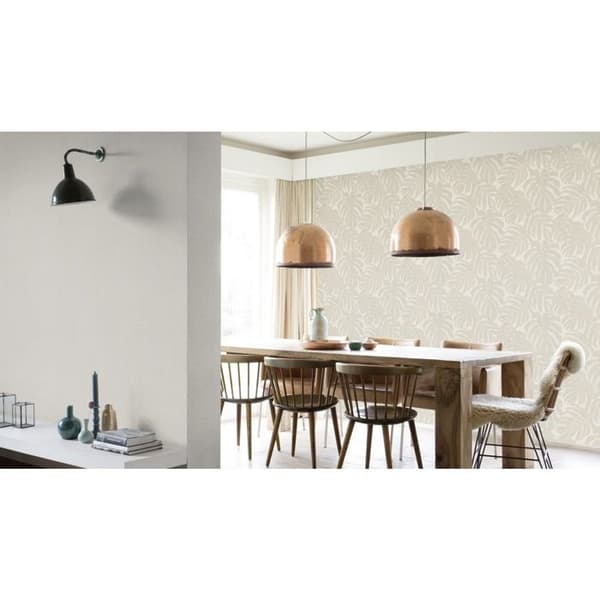 Rasch Välkommen Hem 653106 Non-woven tapet Botaniskt 0.53 x 10.05 m Grå