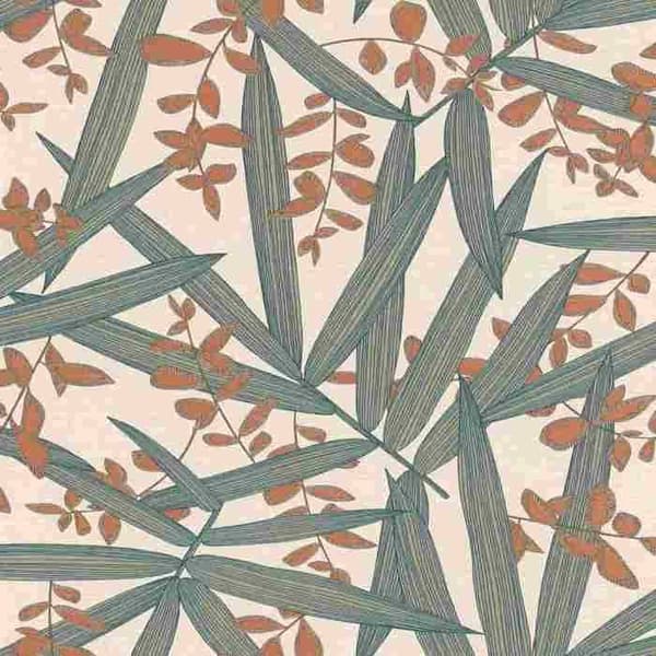 Rasch 690026 Intissé Botanisk 10.05 x 0.53 m Vit Brun Grön