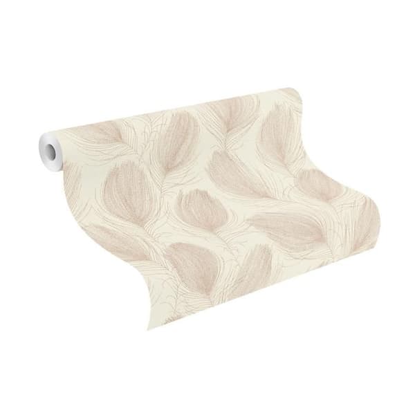 Rasch 699210 Intissé Botanique 10.05 x 0.53 m Beige Brun
