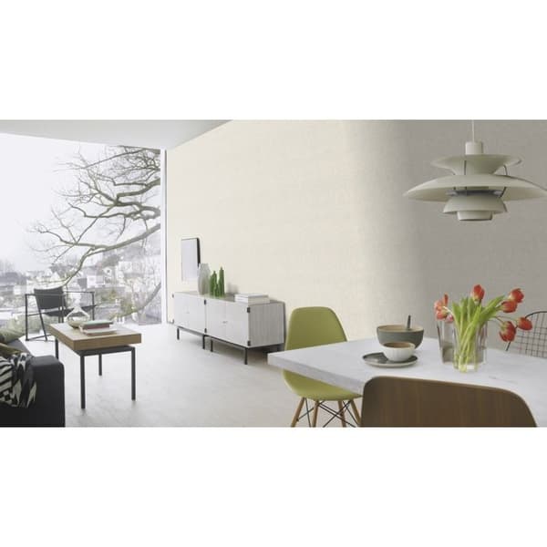 Rasch Vliestapet Välkommen Hem 699814 uni tapet 10.05 x 0.53 m beige tapet för vardagsrum sovrum kök hall entré...