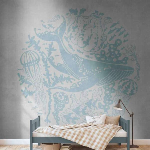 The Wall panorama tapet - A.S CREATION - Djur - Non-woven - Vit - 3,71 meter