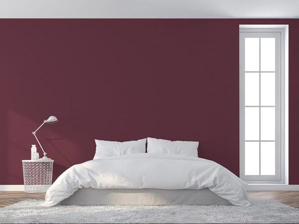 Enfärgad Tapet M1-No.1165 Non-Woven Tapet Röd Enfärgad Tapet