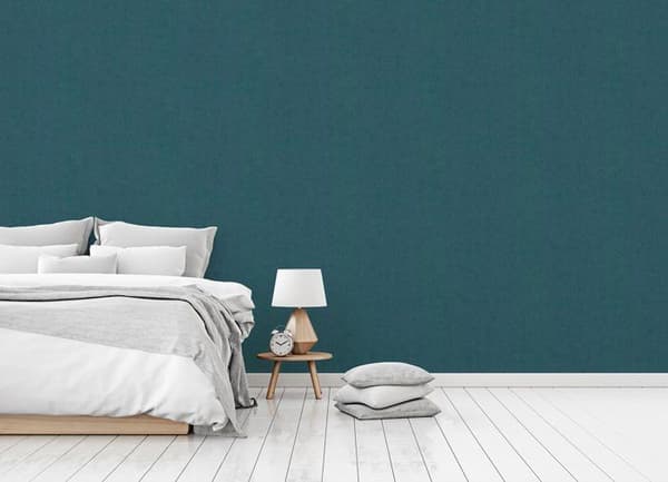 Enfärgat tapet M1-No.1238 Non-woven tapet Blå enfärgat tapet