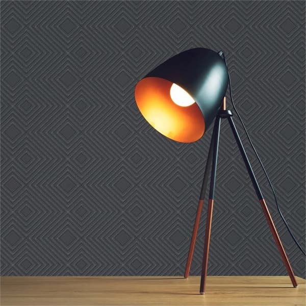Tapet Effekt 3D Arianna M1-No.1273 Non-vävt tapet Grå Grafisk
