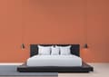 Miniatyrbild 2 av 4: Enfärgad Tapet M1-No.1215 Non-woven Tapet Orange Enfärgad Tapet Enfärgad