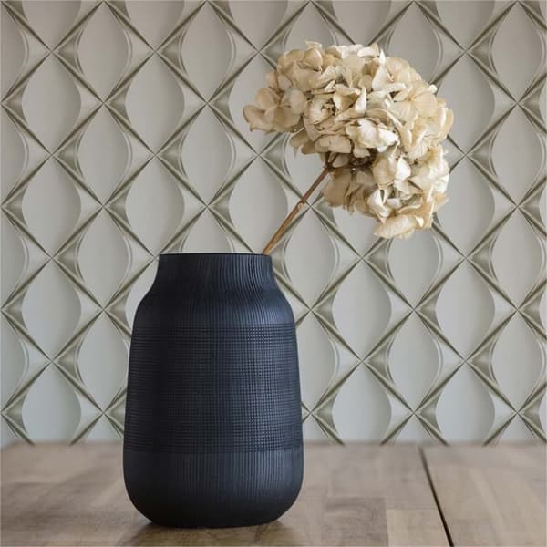 TADESSI 3D-optiskt tapet Tommaso M1-No.1806 Vinyltapet grå vit för vardagsrum sovrum kök