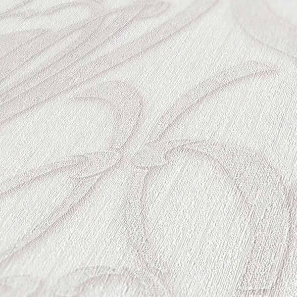 Barocktapet Alessia M1-No.3343 Vit Kräm Klassisk Barock