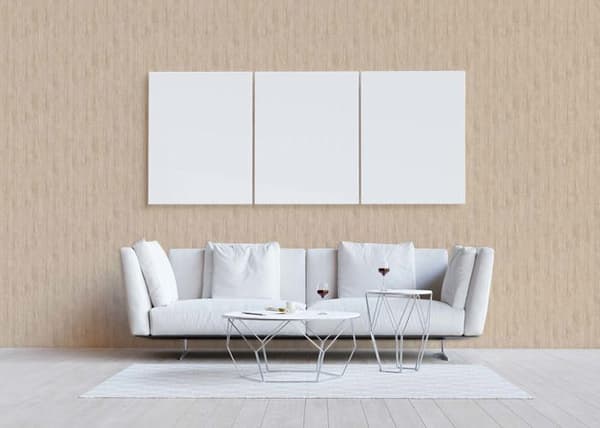 TADESSI tapet träd löv Aurora M1-No.1741 tapet non-woven gul beige skog vardagsrum sovrum kök