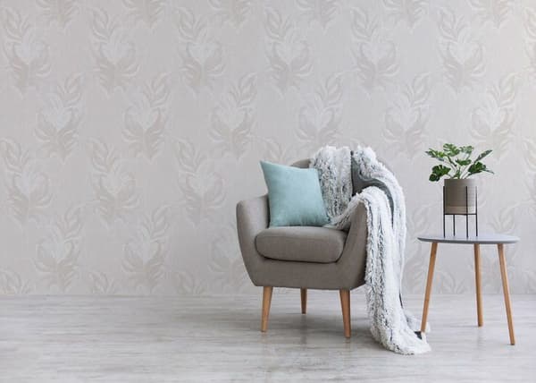 Papper Tapet Boho Chic M1-No.3324 Vit Tapet Etnisk Fjädrar