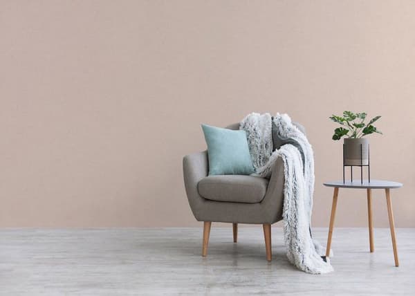 Enfärgad tapet M1-No.3377 Non-woven tapet Beige Enfärgad tapet