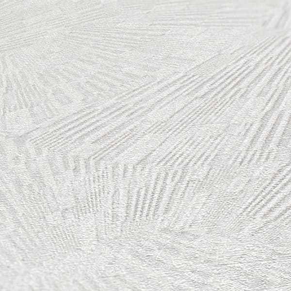 Papper Tapet 3D Effekt Arianna M1-No.3399 Non-vävd Tapet Vit Grafisk