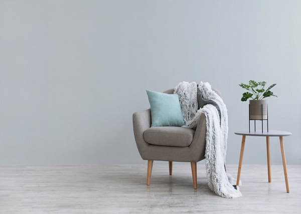 Enfärgad tapet M1-No.3368 Non-woven tapet Grå enfärgad tapet