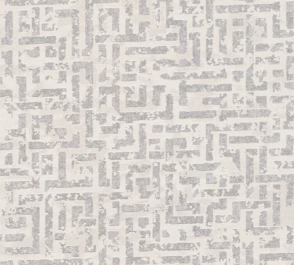 TADESSI grafiskt tapet Meo M1-No.1818 non-woven tapet vit silver geometrisk för vardagsrum sovrum kök...