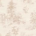 Miniatyrbild 2 av 5: Tapet Blad M1-No.2119 Non-vävt tapet Beige Skog Natur Rosa