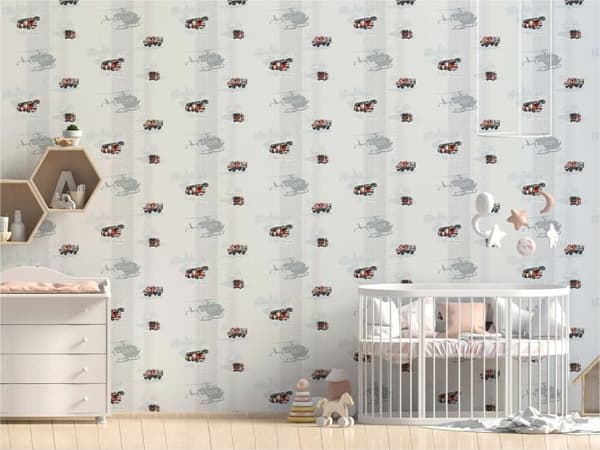 A.S. Creation Little Stars 358131 tapet barnrum non-woven 0.53 m x 10.05 m grå