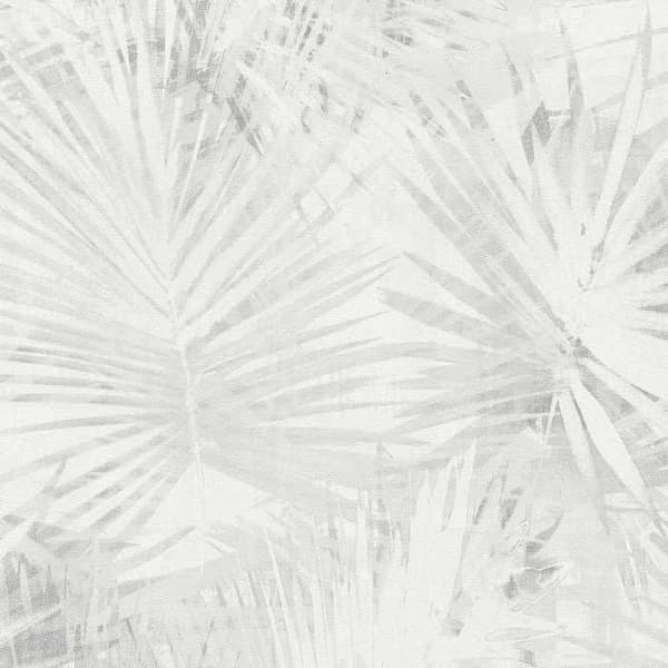 Papper Tapet Skog och Löv Enrico M1-No.188 Grå Beige Tapet Palmträd