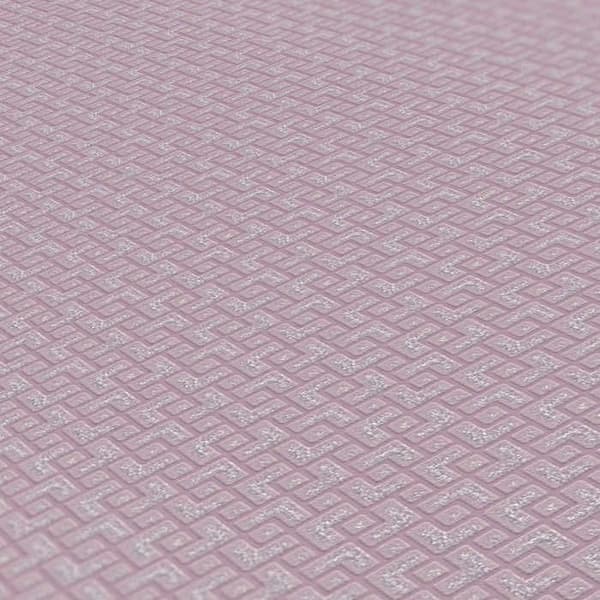 Papper Tapet 3D-effekt matia M1-No.1284 Vinyltapet Rosa Grafisk