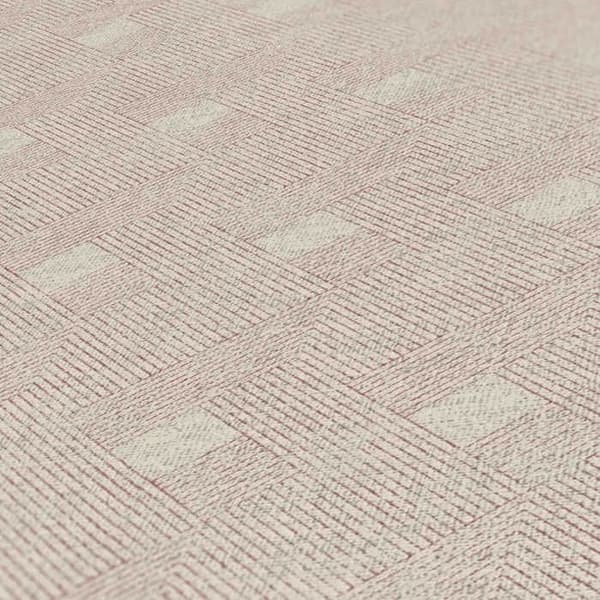 TADESSI grafiskt tapet Mauro M1-No.1351 non-woven tapet beige röd geometrisk för vardagsrum sovrum kök