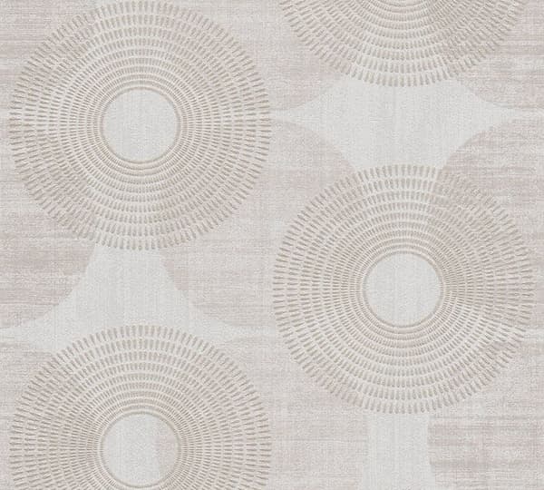TADESSI tapet prickar cirklar Caterina M1-No.1306 tapet non-woven beige grå geometrisk vardagsrum sovrum kök