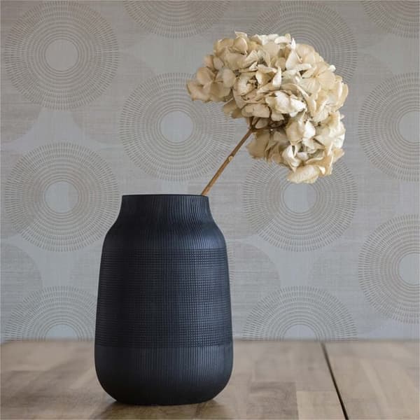 TADESSI tapet prickar cirklar Caterina M1-No.1306 tapet non-woven beige grå geometrisk vardagsrum sovrum kök
