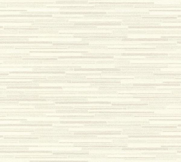 Tapet Randig Lio M1-No.1417 Tapet non-woven Vit Grå Geometrisk
