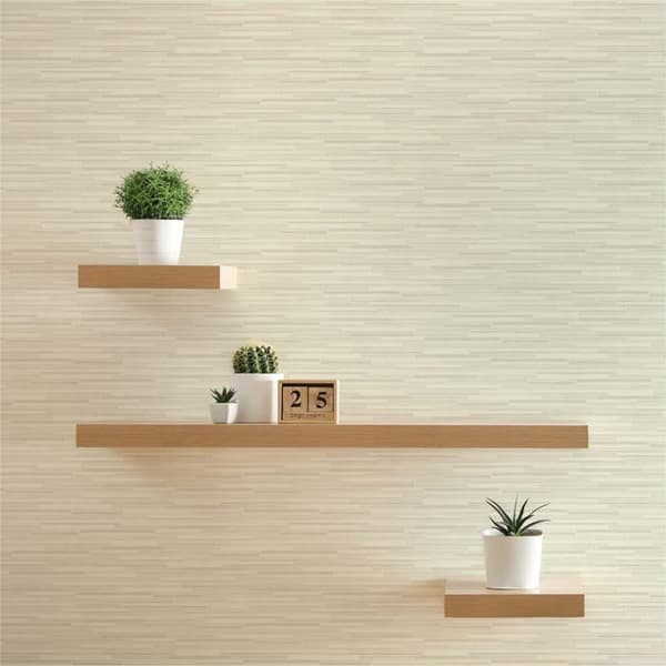 Tapet Randig Lio M1-No.1417 Tapet non-woven Vit Grå Geometrisk