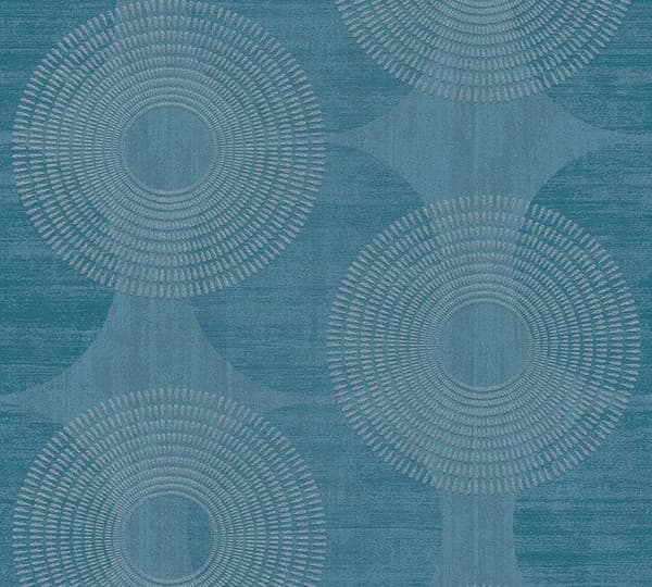 TADESSI tapet prickar cirklar Caterina M1-No.1308 non-woven tapet blå geometrisk för vardagsrum sovrum kök...