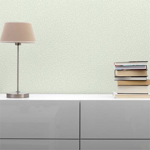 Papier Peint Fleurs Pino M1-No.1327 Non-vävt tapet Grön Metallisk Blommig