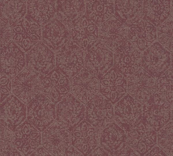 vintage tapet M1-No.1339 non-vävd metallisk röd vintage texturerad tapet