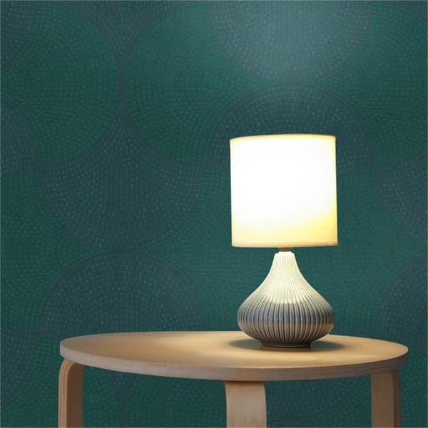 Art Deco tapet Art Deco M1-No.1346 non-woven tapet blågrön geometrisk