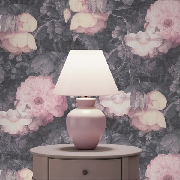 Vintage Tapet Pino M1-No.276 Grå Rosa Blomster Tapet