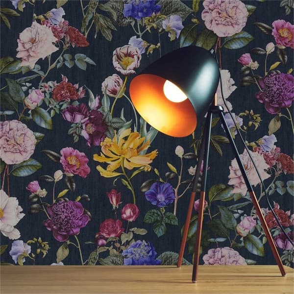 Tapet Skog och Löv Aurora M1-No.348 Blå Grön Tapet Design