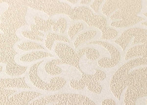 Barocktapet Samuel M1-No.329 Beige Crème tapet med ornamenter