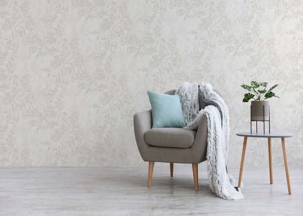 Papper Väggen Skog och Löv M1-No.371 Beige Crème Papper Väggen Skog