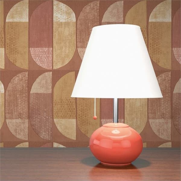Grafiskt Tapet Roberto M1-No.1469 Orange Gul Geometrisk Skandinavisk