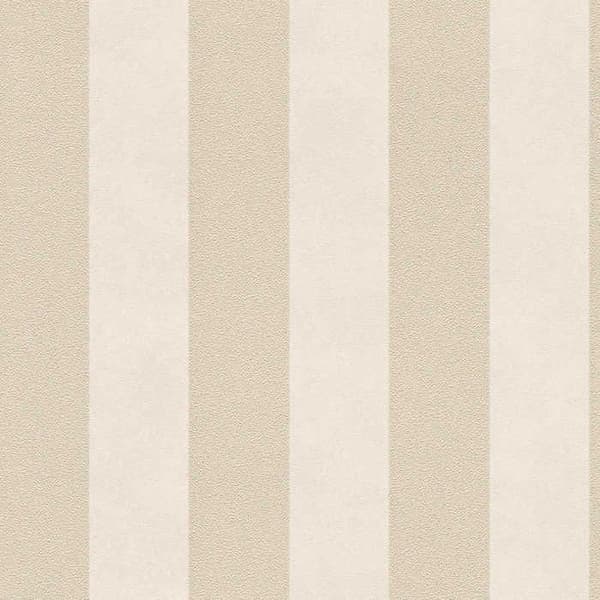 Darian randig tapet M1-No.334 | Non-woven tapet | Beige | Guld | Randig tapet