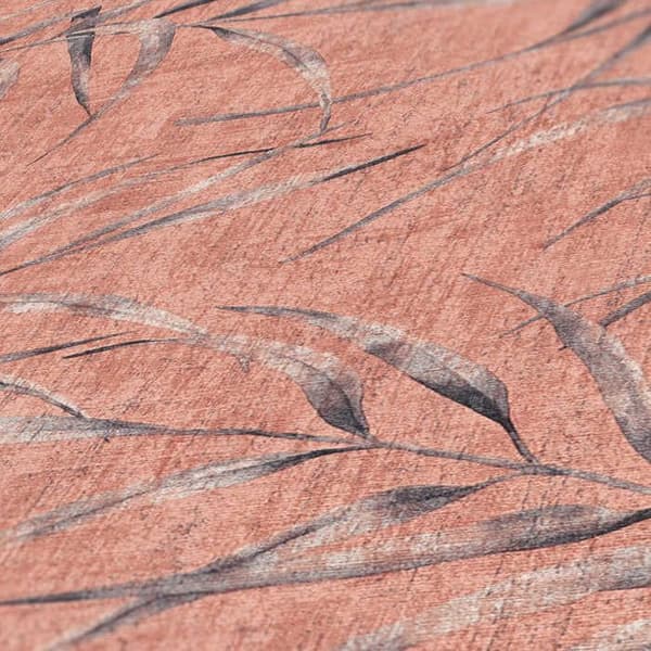 Tapet Träd Löv M1-No.1493 Non-woven tapet Rosa Orange Palmträd