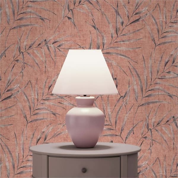 Tapet Träd Löv M1-No.1493 Non-woven tapet Rosa Orange Palmträd