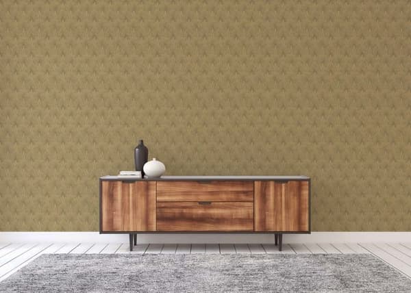 Grafiskt Tapet Domenico M1-No.430 Guld Beige Tapet