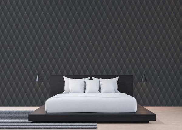 Papper med 3D-design Arianna M1-No.407 Guld med prickar Tapet Cirkel