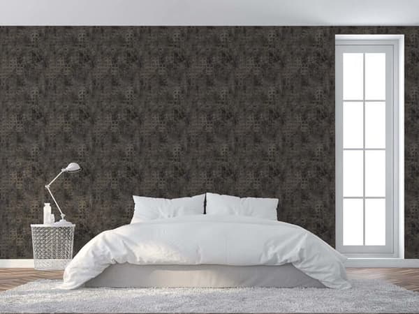Grafiskt Tapet Carlo M1-No.424 Svart Guld Grafisk Design Tapet