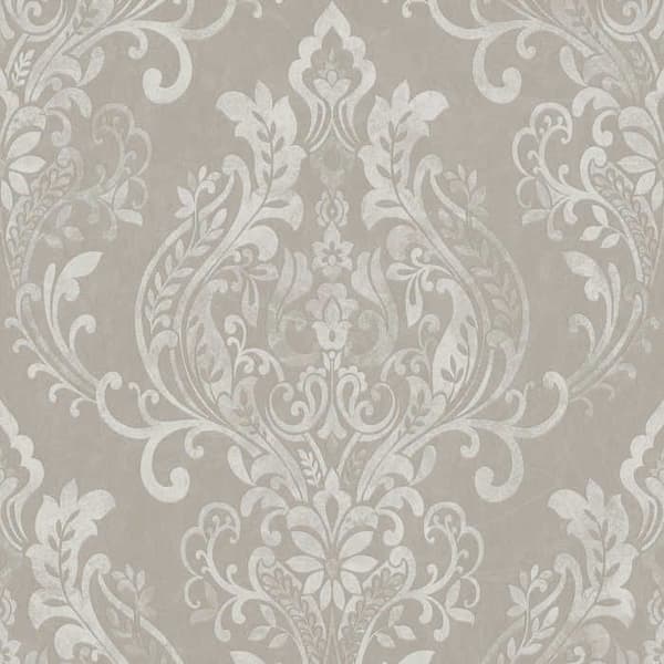 Barocktapet Gioele M1-No.515 Beige Crème Barock med ornamenter